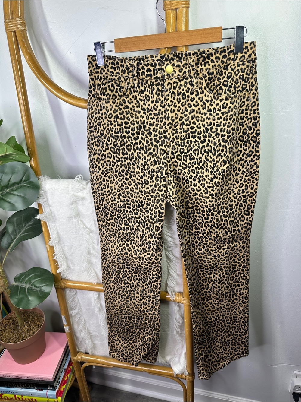 J. Crew Animal Print Pants sz 27P